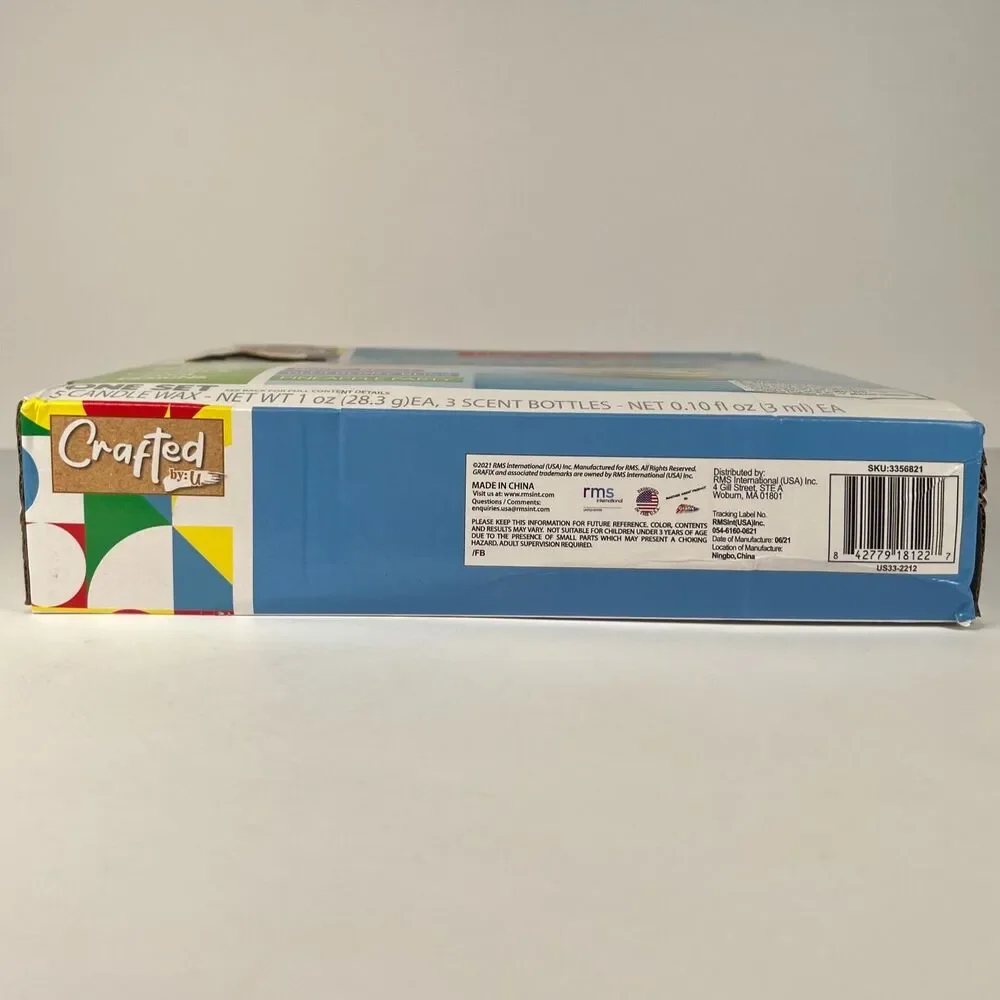 Make Your Own Layered Scented Candles 3 in Kit-Jars Wicks inc NEW SEALED BOX